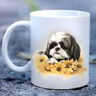 Pet Dog Mug, Watercolour Shih Tzu - Ideal Gift
