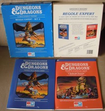 D&D - TSR - SET 2 REGOLE EXPERT EDIZIONE ITALIANA - DUNGEONS&DRAGONS - COMPLETO