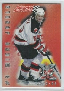 2002-03 Albany River Rats (AHL) Advance Auto Parts Mikko Jokela