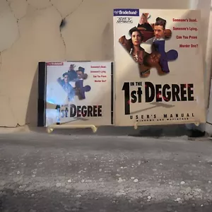 IN THE 1ST FIRST DEGREE (1995, Mac) - CD/Manual - Picture 1 of 3