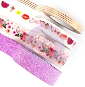 Cintas decorativas Prima Planner "Buenas vibraciones" 4 x 10 yardas Washi 595227 - Imagen 1 de 1