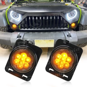 Side Marker Light Fender Lamp With Bulb Driver Side For 07-17 Jeep Wrangler - Picture 1 of 12