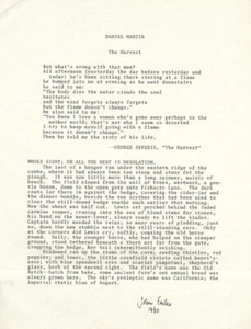 JOHN FOWLES - TYPESCRIPT SIGNED 1980 - Picture 1 of 1