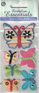 RARE! Sandylion Essentials Vintage Monogram BUTTERFLIES 19987 FAST FREE ship! - Picture 1 of 1