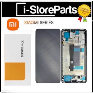 DISPLAY LCD FRAME NERO ORIGINALE SERVICE PER XIAOMI NOTE 13 PRO 5G 2312DRA50G - Photo 1/1