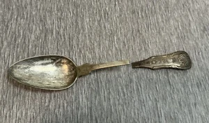 Antique Charleston South Carolina Coin Silver Spoon Matthew Miller Southern READ - Picture 1 of 11