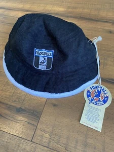 Collingwood Magpies- AFL  Black Bucket Hat NWT - Picture 1 of 3