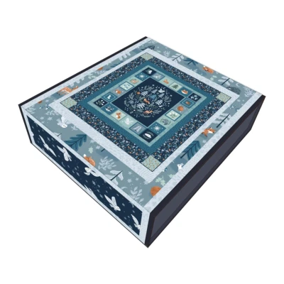 KIT DE EDREDÓN PANEL CRIATURAS CREPÚSCULO ~ Patrón y tela 55" x 61" Riley Blake Foto 1 de 3