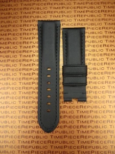 Correa de reloj de despliegue de tela para inodoro correa de Kevlar de cuero negro de 24 mm PANERAI x1 - Imagen 1 de 5