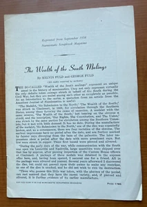 Numismatisches Sammelalbum Zeitschrift Nachdruck 1958 - Reichtum der Südmulungen - Bild 1 von 2