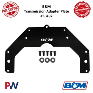 B&M Transmission Bellhousing Adapter Steel Plates #30497 - Bild 1 von 5