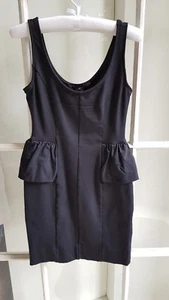 Marc Jacobs black peplum dress - Picture 1 of 4
