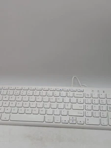 Perixx PERIBOARD-213U USB wired keyboard quiet UK QWERTY white number pad 213 - Picture 1 of 12