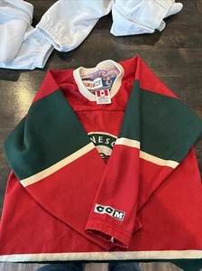 CCM Minnesota Wild Vintage Youth Hockey Jersey NHL - Picture 1 of 3