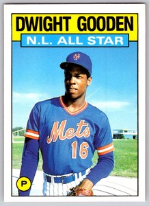 1986 Topps Tiffany Dwight Gooden New York Mets #709