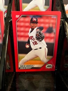 Carlos Rodriguez 2022 Carolina Mudcats #21 Milwaukee Brewers Rookie (RC) Choice