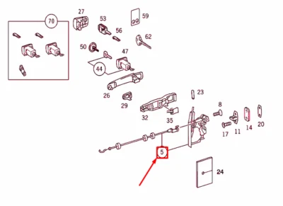 NUEVO MERCEDES-BENZ ML W163 CERRADURA PUERTA DELANTERA DERECHA RHD A1637203035 OEM NO🇺🇸DEBERES Foto 1 de 3