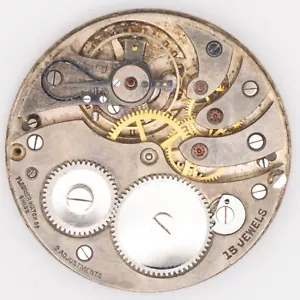 Movimiento Reloj Bolsillo Antiguo Parcial Fleurier Watch Co. 42.5 x 9.4 mm, Piezas - Imagen 1 de 9