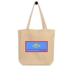 "Saints Sinners" Robert Louis Stevenson Quote Eco Tote Bag Redemption Hope - Picture 1 of 2