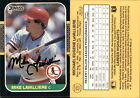 Mike LaValliere Signed 1987 Donruss #331 Card St. Louis Cardinals Auto AU