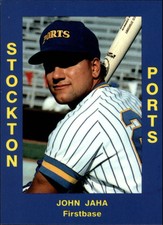1988 Stockton Ports Cal League Cards #193 John Jaha