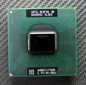 Intel Core 2 Duo T9800 2.93GHz Socket Pga478 CPU Processor 1066mhz 35W - Picture 1 of 4
