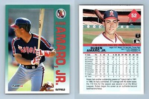 Ruben Amaro, Jr. - Angels #52 Fleer 1992 Baseball Trading Card