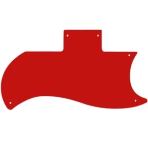 Pickguard For Gibson 1971-2018 Or 1961 RI Half Face SG solid red - Picture 1 of 1