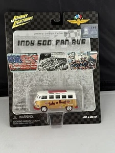 Johnny Lightning - Indy 500 Fan Bus “Gold” - Picture 1 of 6