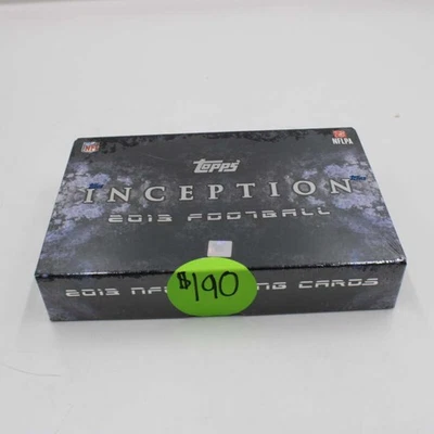 2013 Topps Inception Football Factory Sealed Hobby Box WB1777 - Image 1 of 3