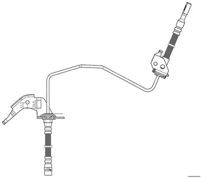 Centric детали 150.62435 центричный тормозной шланг для 08-09 Saturn Astra - Изображение 1 из 4