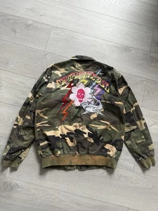 Diesel 55 Vintage Camo Y2K Vintage Jacket — Size M — Full Back Embroidery - Picture 1 of 14