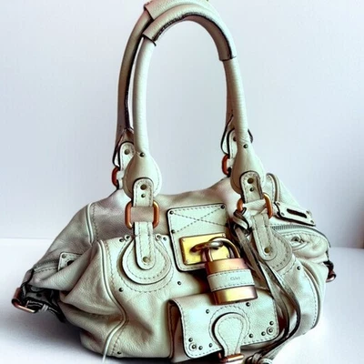CHLOE Paddington Bag Beige Leather Authentic - Image 1 of 4
