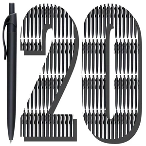 Paquete de 120 bolígrafos a granel bolígrafos negros click sin sangrado al por mayor bolígrafo retráctil... - Imagen 1 de 6