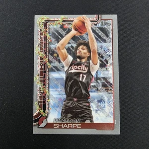 2025 Topps Holiday - Shaedon Sharpe #H98 Silver Glitter Parallel NM - Picture 1 of 2