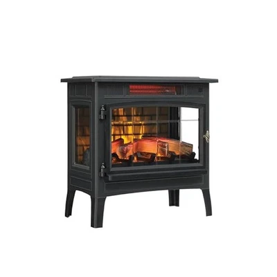 Chimenea eléctrica independiente estufa calentador con llama 3D, 1000 pies cuadrados Foto 1 de 4