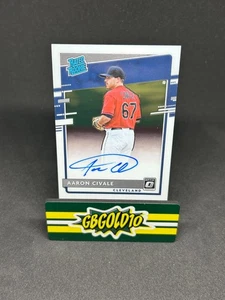 2020 Panini Optic Aaron Civale Rated Rookie Auto - Picture 1 of 2