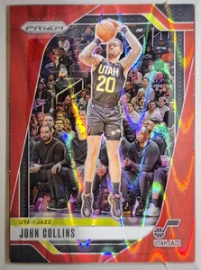 2024-25 Mosaic John Collins Red Seismic 108/299 🌿 Mint - Picture 1 of 2