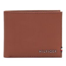 Tommy Hilfiger Milled Leather Slimfold Wallet for Men Free Shipping