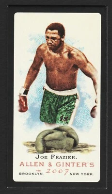 Joe Frazier 2007 Topps Allen & Ginter's A&G Mini Black Border #82 Boxing 🔥 - Image 1 of 2