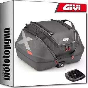 GIVI XL08 TOP CASE + REAR RACK X-LINE PIAGGIO ZIP 50-125 2012 12 - Picture 1 of 4