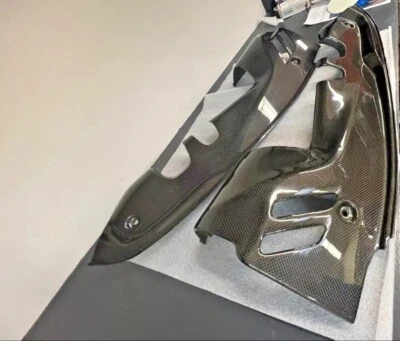 Ferrari 488 Spider Carbon Fiber Engine Bay Covers Set (Left and Right) - Image 1 of 4