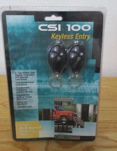 New CSI 100 Security System w/Keyless Entry, Installation Kit & DVD - Picture 1 of 4