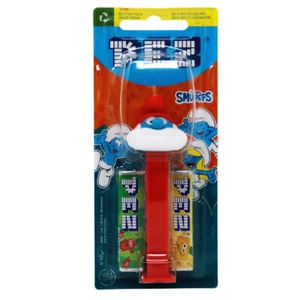 Pez Snurfs Papa Pitufo Dispensador Con 2 Paquetitos Dulces Bonbons 17g - Imagen 1 de 1