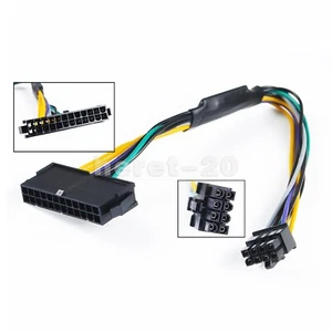 24pin to 8pin ATX Power Supply Adapter Cable for DELL Optiplex 3020 7020 9020 - Afbeelding 1 van 24
