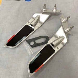 Rizoma Rear View Stealth Mirrors for BMW S 1000 RR 2019-2025 BSS010A Silver - Picture 1 of 2