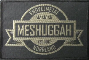 MESHUGGAH PATCH AUFNÄHER # 6 KNÖVELMETAL NORRLAND 10x7cm FLICKEN ABZEICHEN - Picture 1 of 1