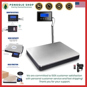 Large Platform 360lb Shipping Scale with Backlit Display - Perfect for Packages - Picture 1 of 9