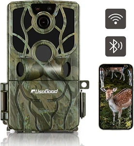 USOGOOD 4K 48MP WiFi Trail Camera Waterproof with Night Vision Motion Activated