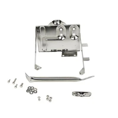 Bandeja de batería Kentrol 30498 con brazo de soporte para CJ plata pulida 76-86 Foto 1 de 3